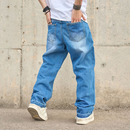 Loose-fit Stylish Versatile Casual Mens Jeans — view 4