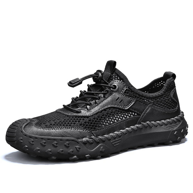 Mens Trendy Slip-on Casual Shoes — Black