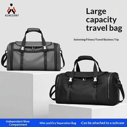 Outdoor Leisure Luggage With A Separate Shoe Compartment Multi-functional Travel Bag — view 3