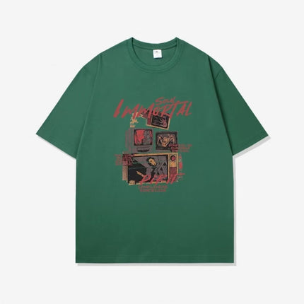 American Retro Short Sleeve T-shirt Men — view 7