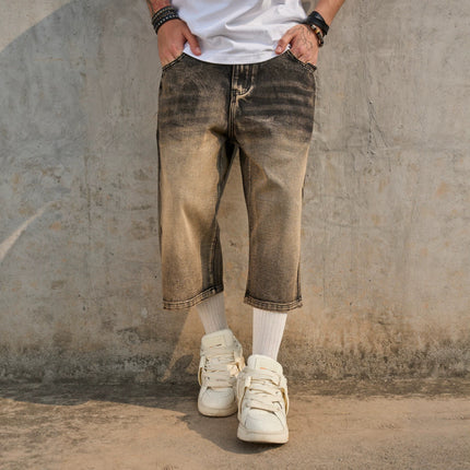 Simple Versatile Casual Mens Jean shorts — view 6