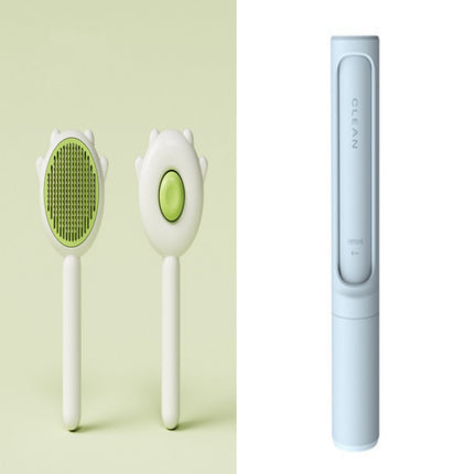 Cat Comb Massage Pet Magic Combs Hair Removal Cat And Dog Brush Pets Grooming Cleaning Supplies Scratcher — Set11