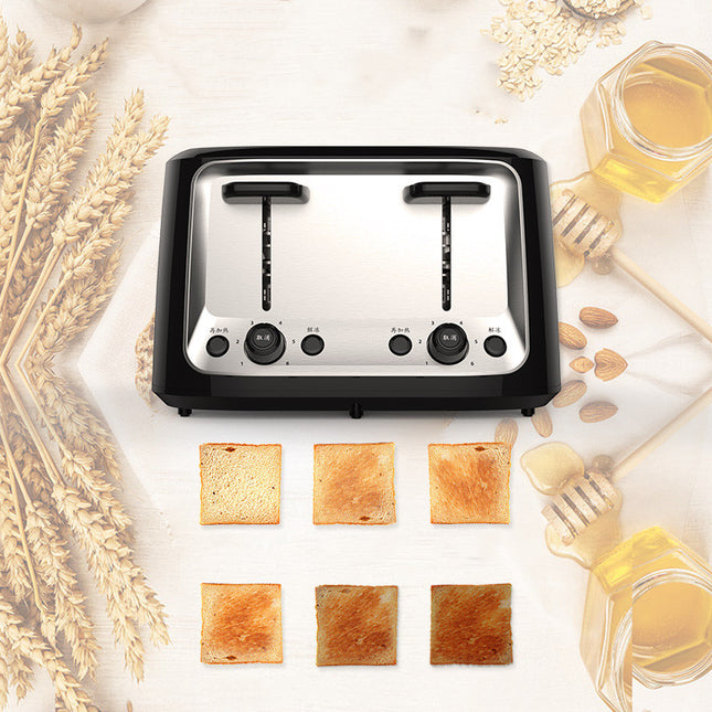 Home Automatic Multifunctional Toaster Four Slot Export — view 2