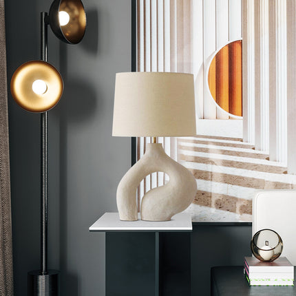 Modern Minimalist Creative Living Room Table Lamp Nordic Fabric — view 3