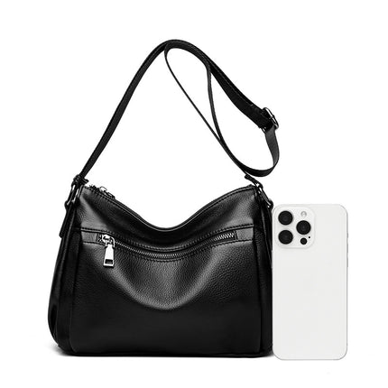 Women's Large Capacity Leather One-shoulder Crossbody Bag — view 6