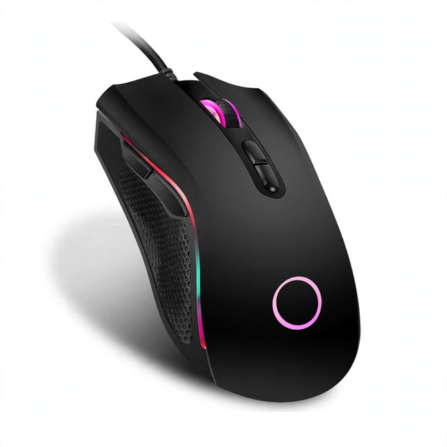 Slim black T-WOLF gaming mouse