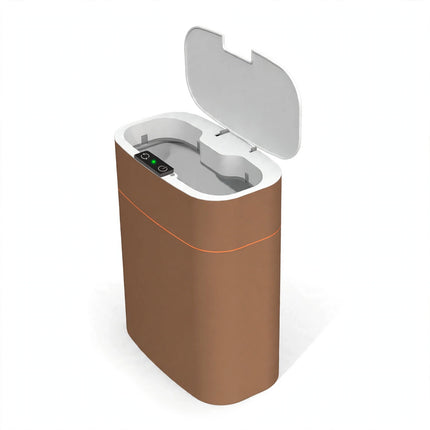 Brown Smart Trash Can