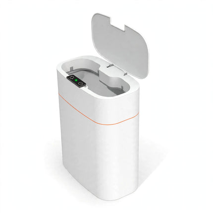 Pure White Smart Trash Can
