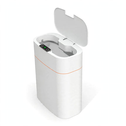 White Smart Trash Can
