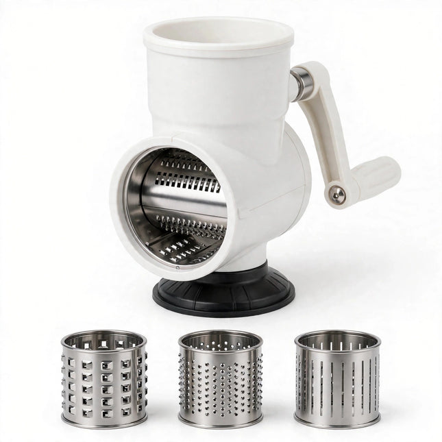 Rotary Vegetable Slicer - White