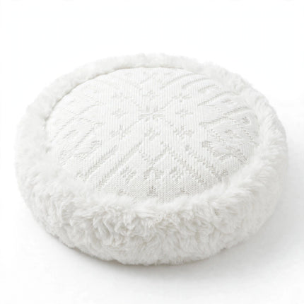 Plush Cushion - White