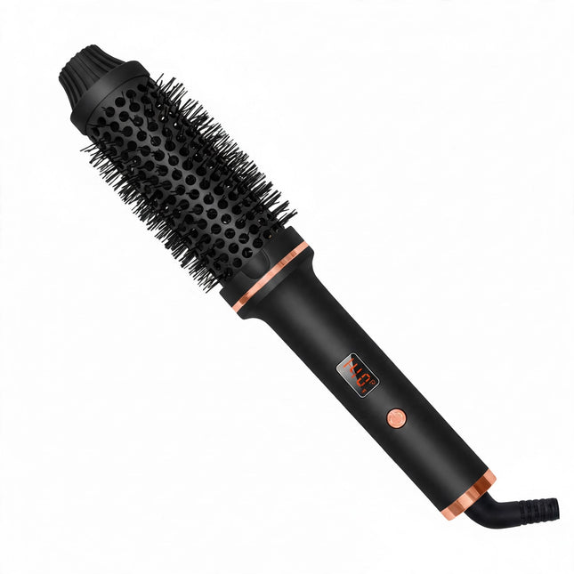 Black heated round brush styler - variant photo