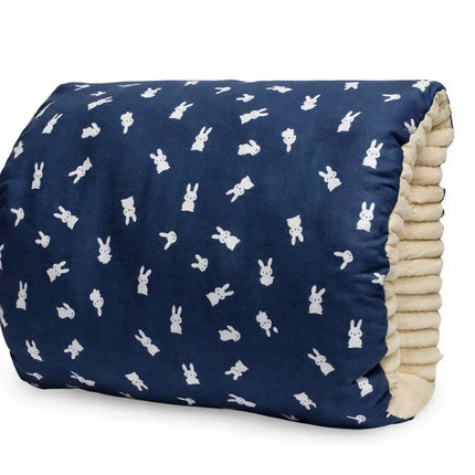 Deep blue rabbit nursing arm pillow - variant photo