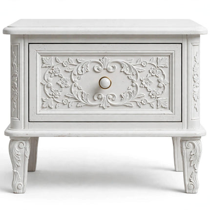Bedside Table - White