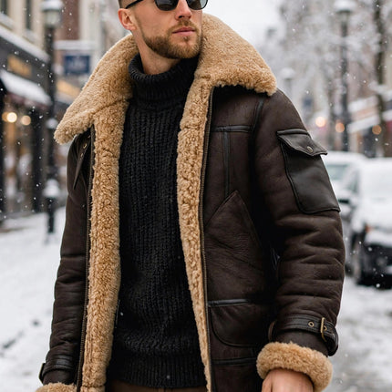 Men's Fleece Winter Jacket — view 3