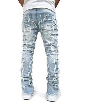 Men's Ripped Stacked Jeans — view 5