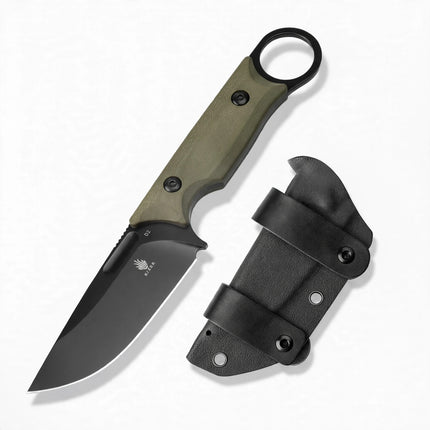 Fixed Blade Hunting Knife - White Background