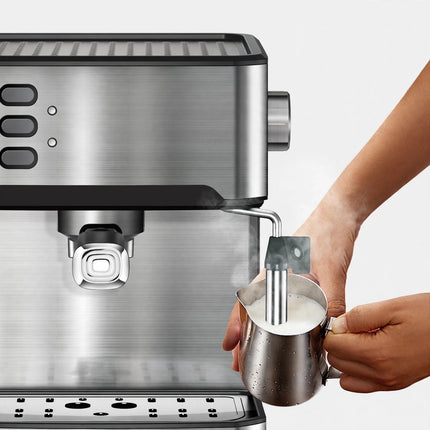 20 Bar Espresso Machine With Milk Frother, Single & Double Shot, ESE Pod Compatible, Visual Display Of Pressure, Removable Water Tank, Cappuccino, Latte, Machiato — view 9