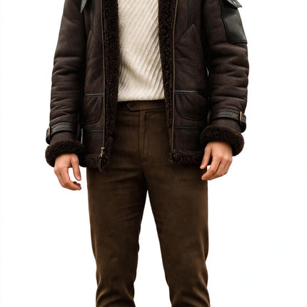 Brown 2 (near-black dark brown) fleece jacket