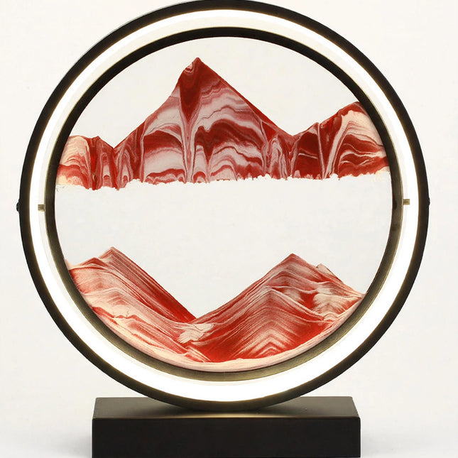 Sand art lamp Style B red