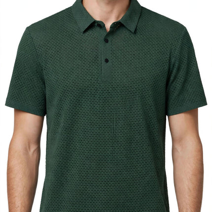 Gray Green (dark forest green) polo