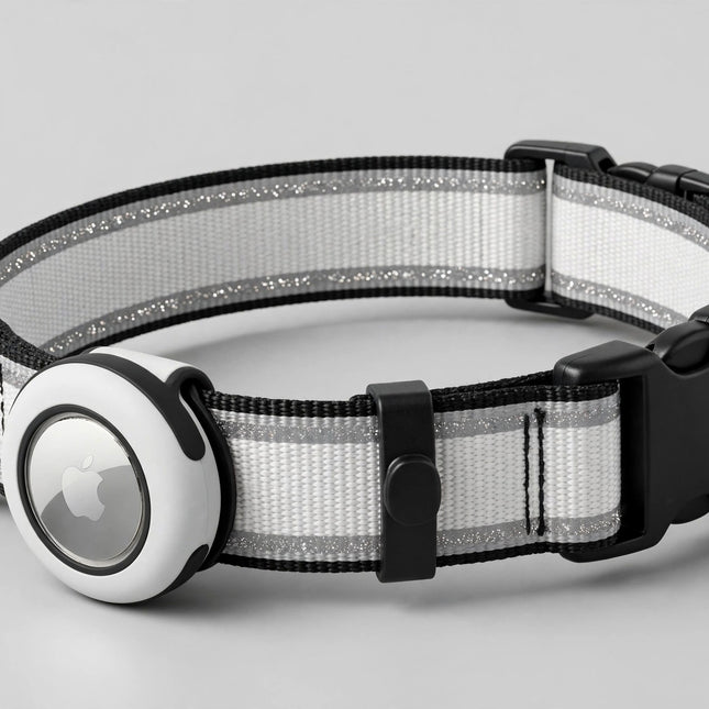 Pet Collar with AirTag Holder — view 2