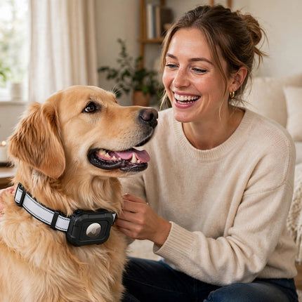 Pet Collar with AirTag Holder — view 3