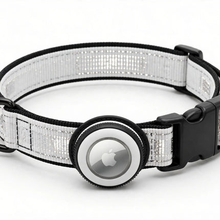 Pet Collar with AirTag Holder — view 1