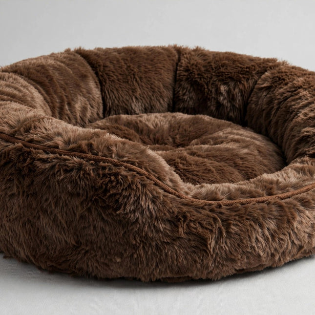 Round Plush Pet Bed — view 2