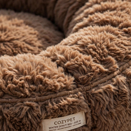 Round Plush Pet Bed — view 4