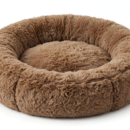 Round Plush Pet Bed — view 1