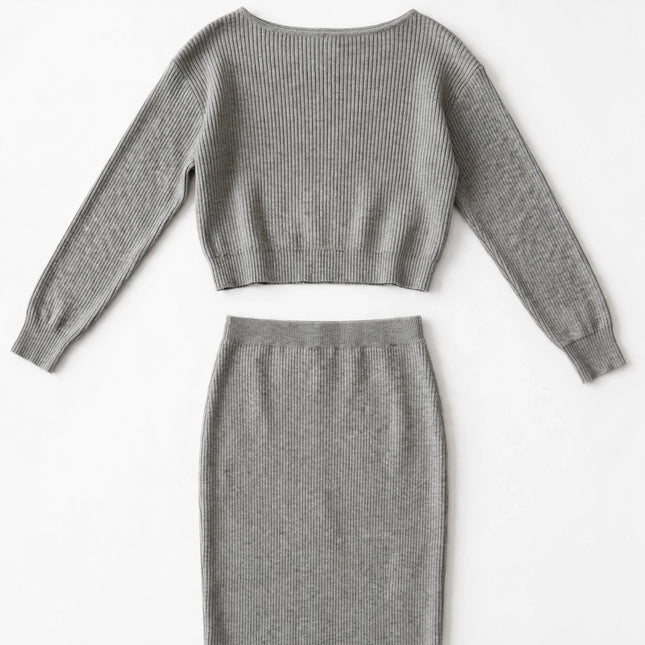 Striped 2-Piece Knit Set — view 2