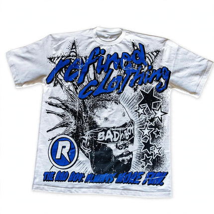 Mens Street-style Sports Short-sleeve Cotton T-shirt