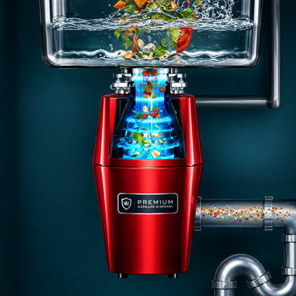 Red Garbage Disposal